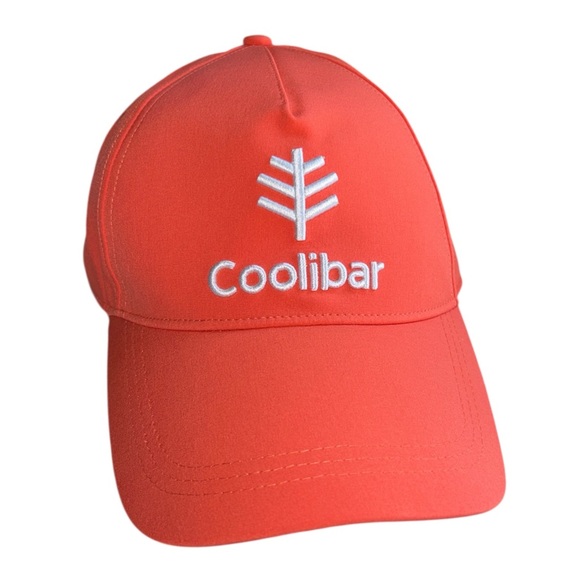 NWOT Coolibar Backswing SnapBack Coral Golf Hat Size S/M Style #10744 - Picture 1 of 6